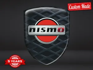 Nissan Stickers Résine Bombée Design Premium Étiquettes Chic